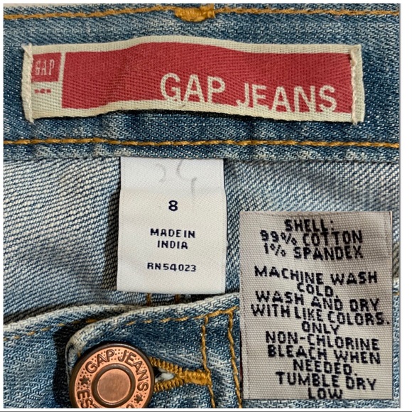 GAP Light wash jean shorts Sz 8 - Picture 6 of 6